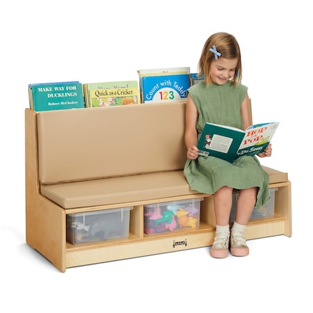 Jonti-Craft Literacy Couch, Wheat 37490JC